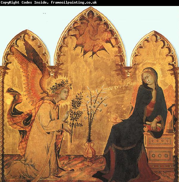 Simone Martini The Annunciation and the Two Saints
